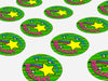 Personalised Round Teacher Sticker Labels, student sticker, school sticker