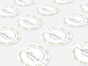 Personalised Round Baptism Sticker Labels, Christening sticker, custom sticker