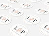 Personalised Round Wedding Sticker Labels, Party bag, logo stickers