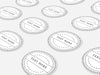 Personalised Round Sticker Custom Photo Labels, Party bag, birthday, wedding, baptism, custom logo