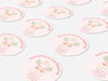 Personalised Round Baptism Sticker Labels, Christening sticker, custom sticker