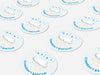 Personalised Round Baptism Sticker Labels, Christening sticker, custom sticker