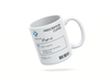 Personalised prescription mug