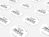 Personalised Round Sticker Custom Photo Labels, Party bag, birthday, wedding, baptism, custom logo