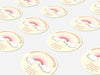 Personalised Round Baptism Sticker Labels, Christening sticker, custom sticker