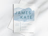 Personalised Watercolor Wedding Invitations with Envelopes