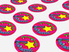 Personalised Round Teacher Sticker Labels, student sticker, school sticker