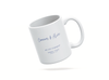 Personalised Star map engagement, Galaxy Night Sky Keepsake Gift mug