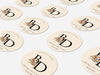 Personalised Round Wedding Sticker Labels, Party bag, logo stickers