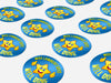 Personalised Round Teacher Sticker Labels, student sticker, school sticker