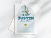 Personalised Dinosaur Kids Birthday Party Invitations with Envelopes