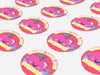 Personalised Round Teacher Sticker Labels, student sticker, school sticker
