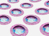 Personalised Round Hen Party Sticker Labels, party label, surprise party, custom sticker