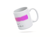 Personalised couple song soundwave mug