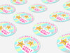 Personalised Round Teacher Sticker Labels, student sticker, school sticker