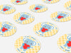 Personalised Round Teacher Sticker Labels, student sticker, school sticker