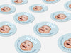 Personalised Round Baptism Photo Sticker Labels, Christening sticker, custom sticker
