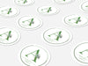 Personalised Round Birthday Sticker Labels, party label, surprise party, birthday label