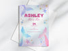 Personalised Mermaid Kids Birthday Party Invitations with Envelopes