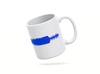 Personalised couple song soundwave mug