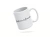 Personalised couple image song album mug