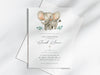 Personalised Baptism/Christening Invitations with Envelopes
