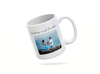Personalised couple image song album mug