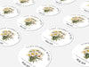 Personalised Round Wedding Sticker Labels, Party bag, logo stickers
