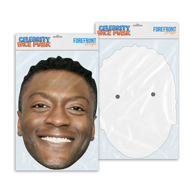 Personalised funny Celebrity face mask Aldis Hodge ready to wear,  fun party gifts unique for fans, novelty face masks