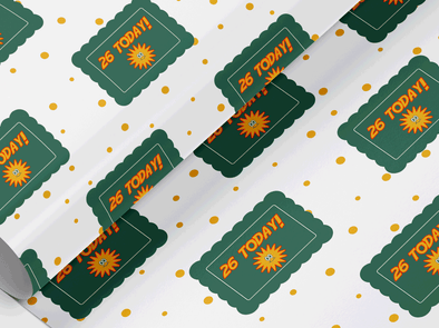 Personalised Birthday Gift Wrap/Wrapping Paper