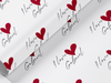 Personalised Valentines Gift Wrap/Wrapping Paper