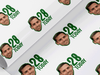 Personalised Birthday Face photo Gift Wrap/Wrapping Paper