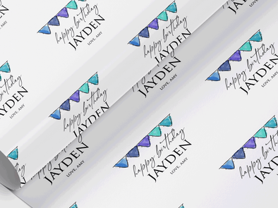 Personalised Birthday Gift Wrap/Wrapping Paper