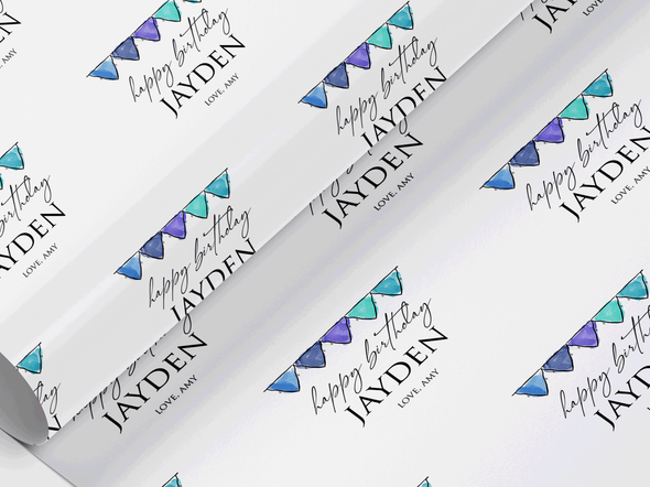 Personalised Birthday Gift Wrap/Wrapping Paper