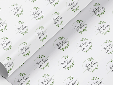 Personalised Thank you Gift Wrap/Wrapping Paper