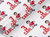 Personalised Birthday face photo soccer themed Gift Wrap/Wrapping Paper