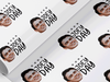 Personalised Birthday Face photo Gift Wrap/Wrapping Paper