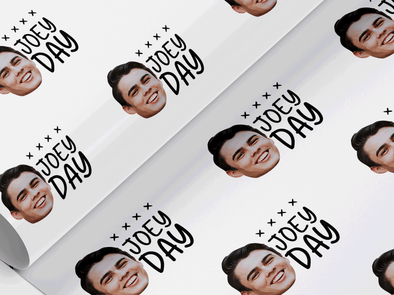 Personalised Birthday Face photo Gift Wrap/Wrapping Paper
