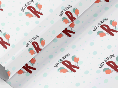 Personalised Birthday Gift Wrap/Wrapping Paper