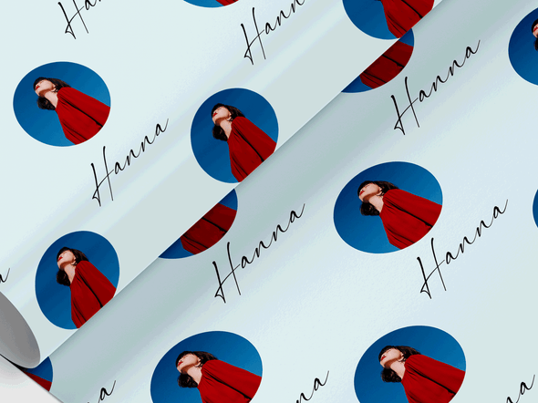 Personalised Birthday Face photo Gift Wrap/Wrapping Paper