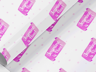 Personalised Birthday Gift Wrap/Wrapping Paper