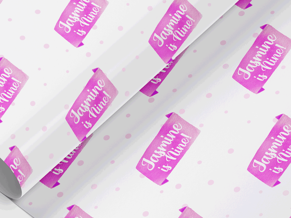 Personalised Birthday Gift Wrap/Wrapping Paper