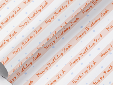Personalised Birthday Gift Wrap/Wrapping Paper