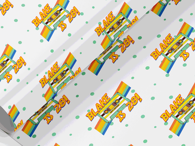 Personalised Birthday Gift Wrap/Wrapping Paper