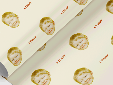 Personalised Birthday photo Gift Wrap/Wrapping Paper