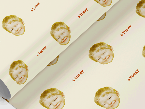 Personalised Birthday photo Gift Wrap/Wrapping Paper