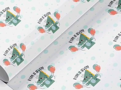 Personalised Kids Birthday Gift Wrap/Wrapping Paper