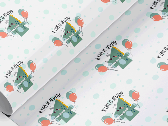 Personalised Kids Birthday Gift Wrap/Wrapping Paper