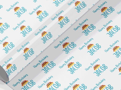 Personalised Birthday Gift Wrap/Wrapping Paper