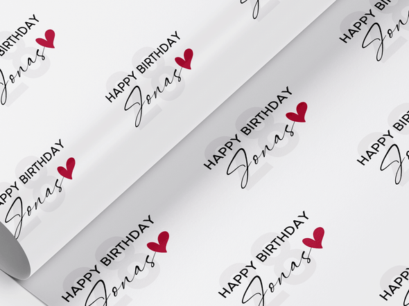 Personalised Birthday Gift Wrap/Wrapping Paper
